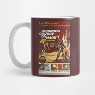 Classic Science Fiction Movie Poster - Robinson Crusoe on Mars Mug